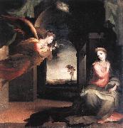 BECCAFUMI, Domenico The Annunciation  jhn oil on canvas